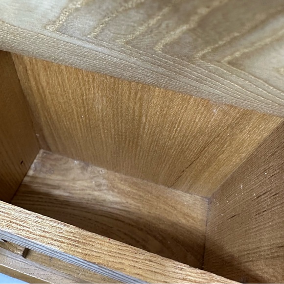 Vintage cane storage box MCM - Picture 4 of 10